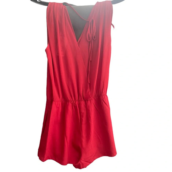 NAKED ZEBRA RED SHORT ROMPER SIZE XSMALL - Picture 2 of 4